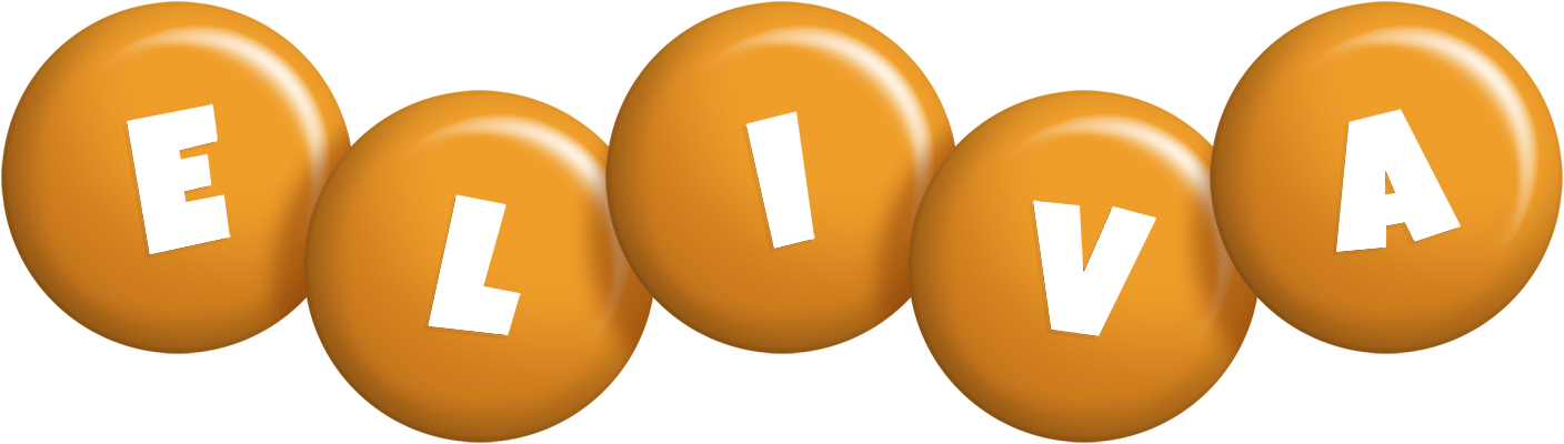 Eliva candy-orange logo