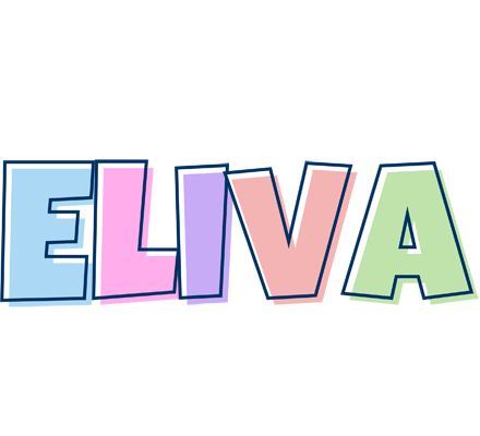Eliva pastel logo