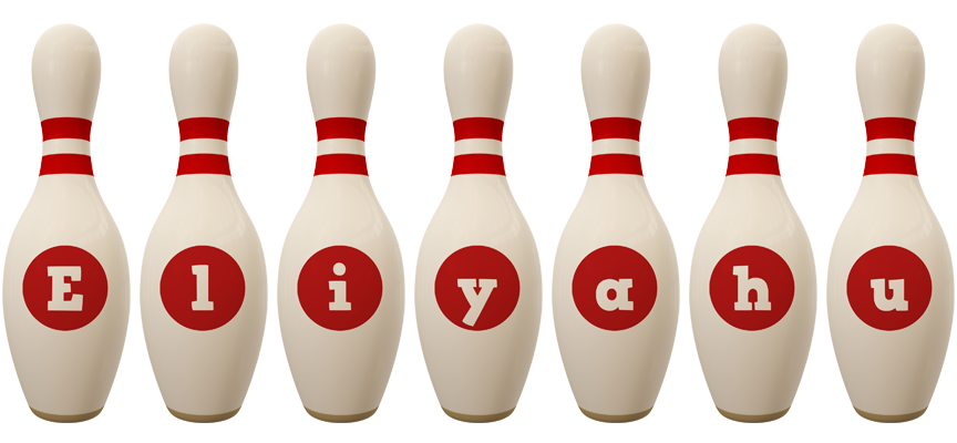 Eliyahu bowling-pin logo