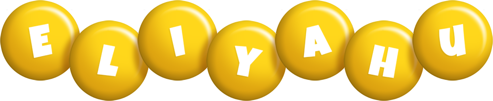 Eliyahu candy-yellow logo