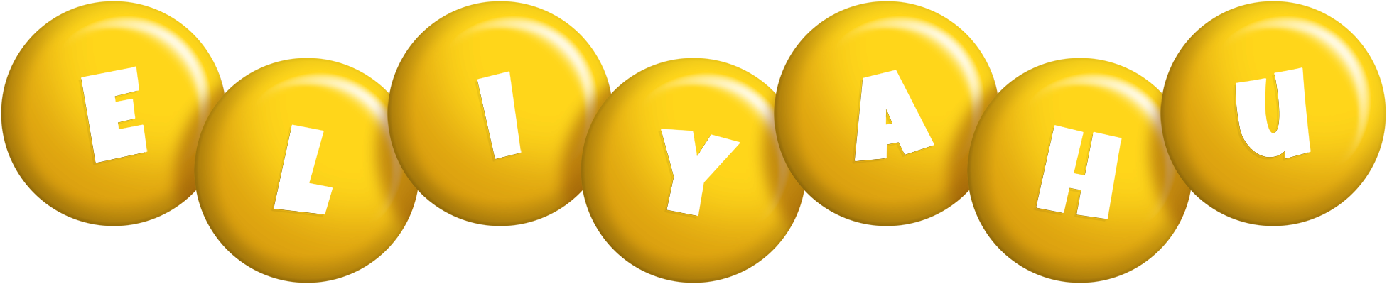 Eliyahu candy-yellow logo