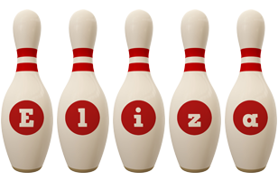 Eliza bowling-pin logo