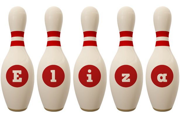 Eliza bowling-pin logo