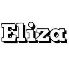 Eliza snowing logo