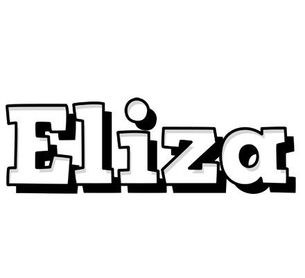 Eliza snowing logo