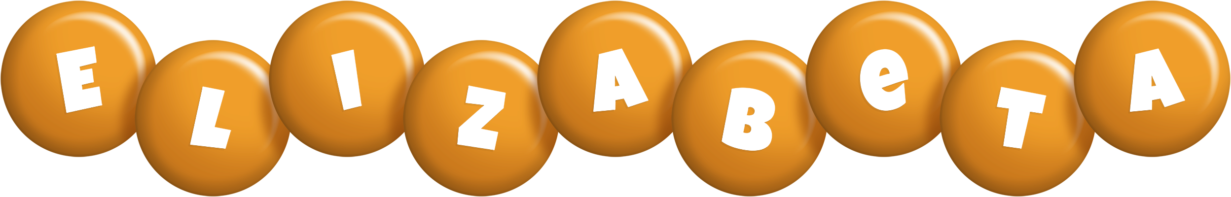 Elizabeta candy-orange logo
