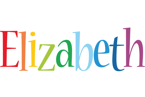 Elizabeth birthday logo