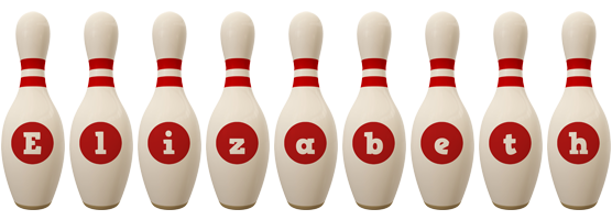 Elizabeth bowling-pin logo