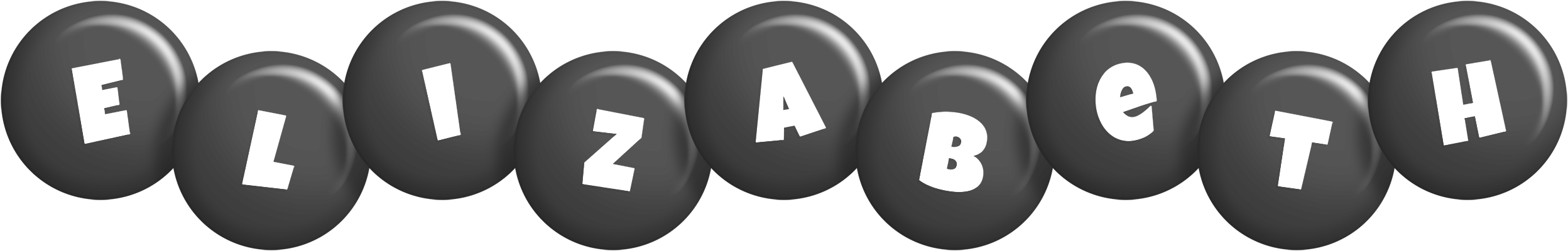 Elizabeth candy-black logo