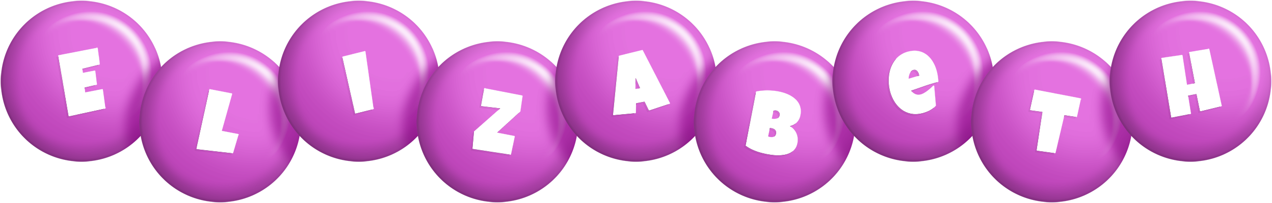 Elizabeth candy-purple logo