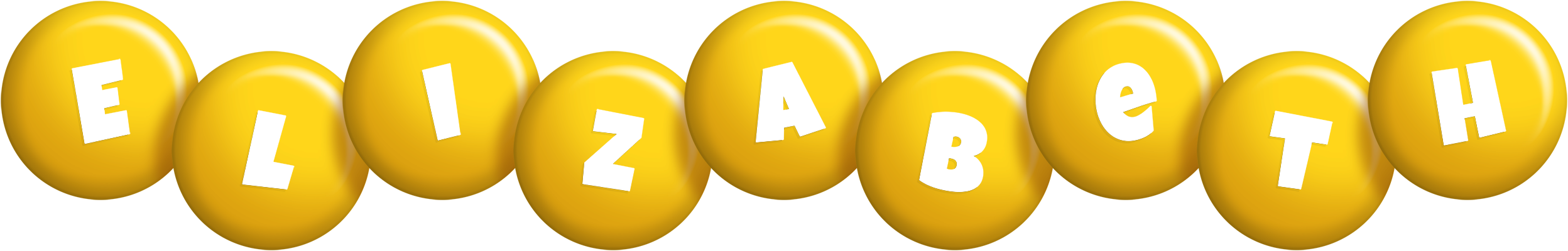 Elizabeth candy-yellow logo