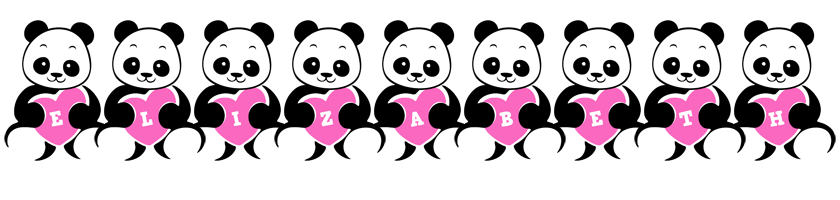 Elizabeth love-panda logo