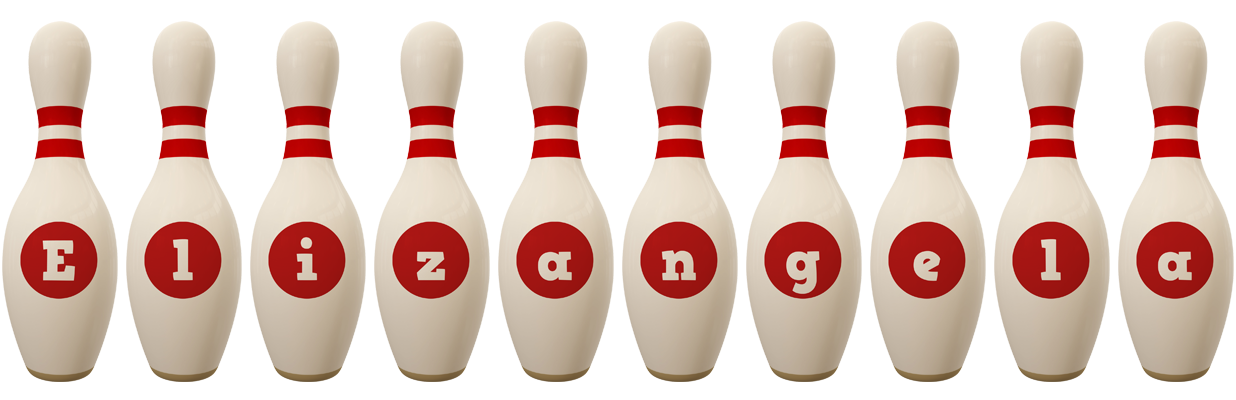 Elizangela bowling-pin logo