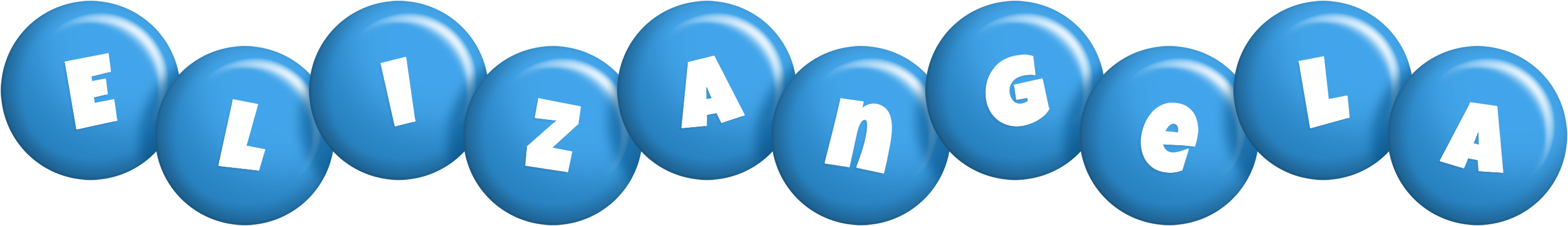Elizangela candy-blue logo