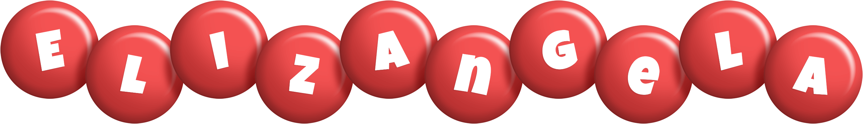 Elizangela candy-red logo