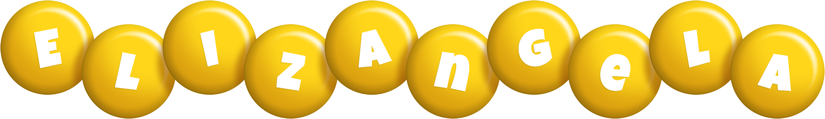Elizangela candy-yellow logo
