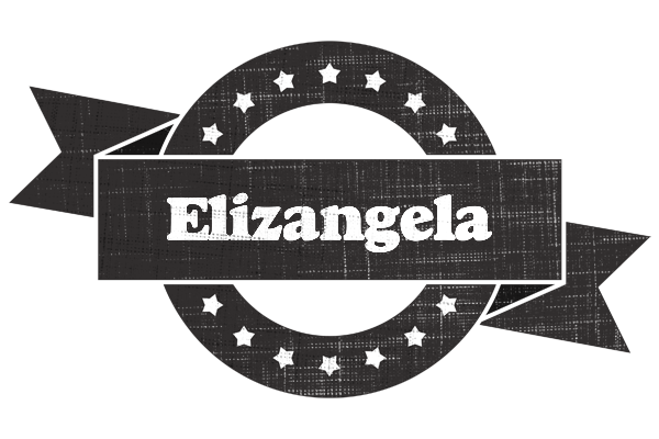 Elizangela grunge logo
