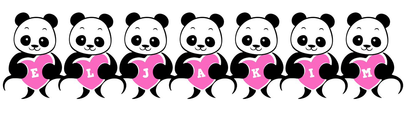 Eljakim love-panda logo