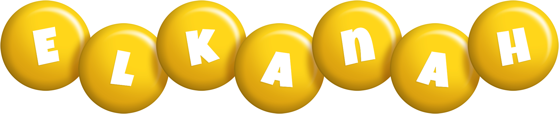Elkanah candy-yellow logo