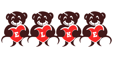 Elke bear logo
