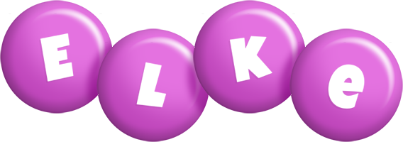 Elke candy-purple logo