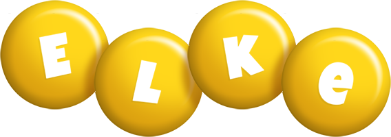 Elke candy-yellow logo