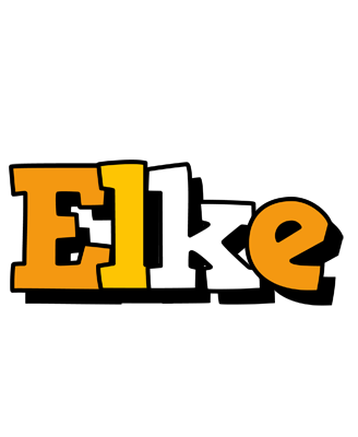 Elke cartoon logo