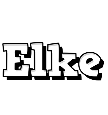 Elke snowing logo
