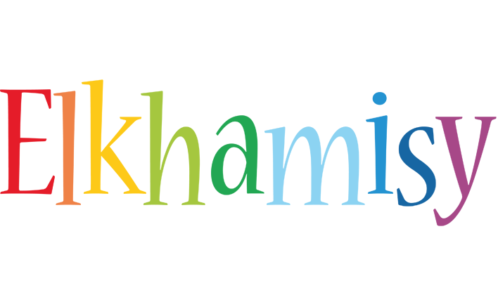 Elkhamisy birthday logo