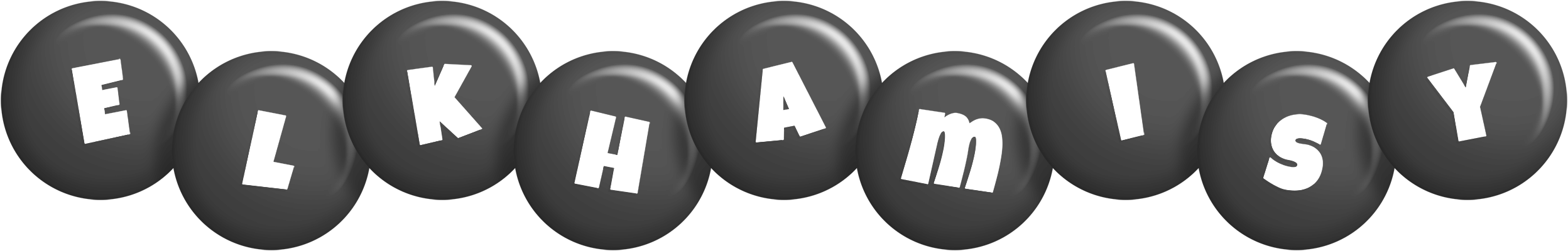 Elkhamisy candy-black logo