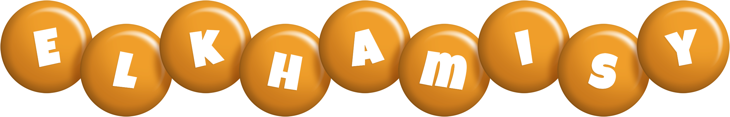 Elkhamisy candy-orange logo