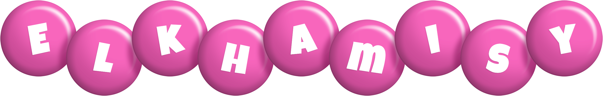Elkhamisy candy-pink logo