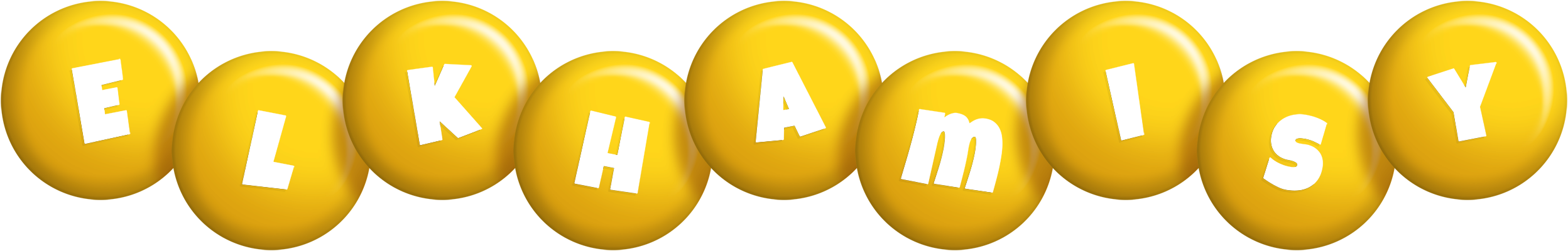 Elkhamisy candy-yellow logo