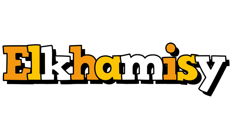 Elkhamisy cartoon logo