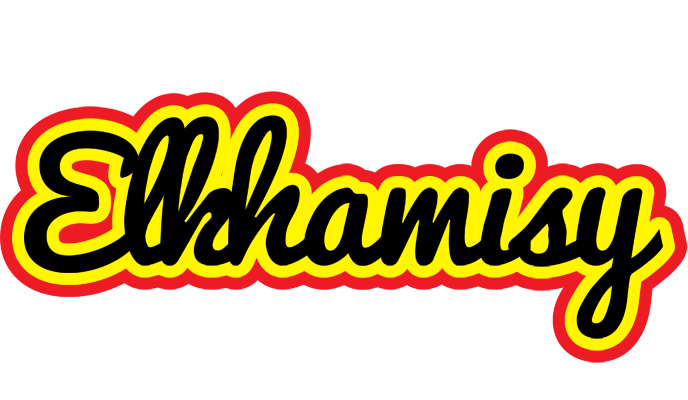Elkhamisy flaming logo