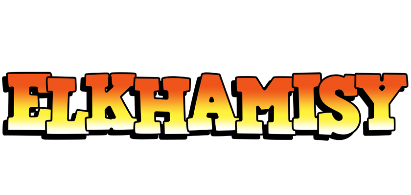 Elkhamisy sunset logo