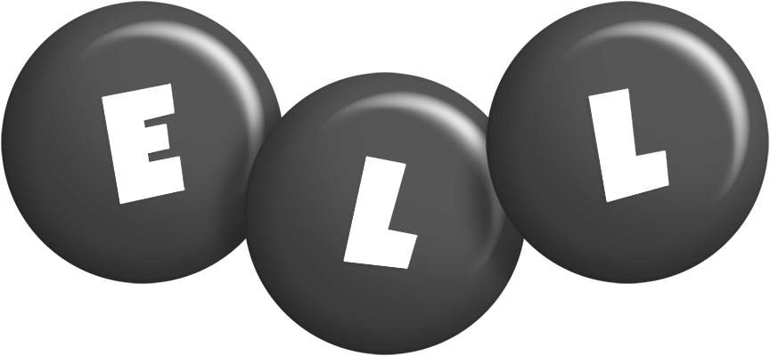 Ell candy-black logo