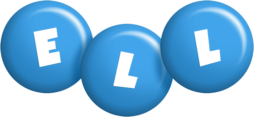 Ell candy-blue logo