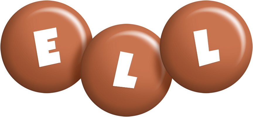 Ell candy-brown logo