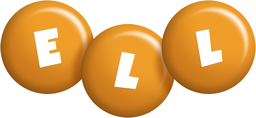 Ell candy-orange logo