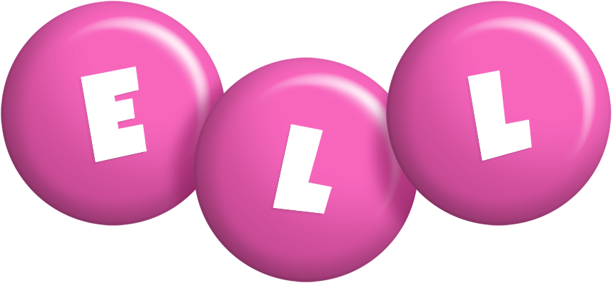 Ell candy-pink logo