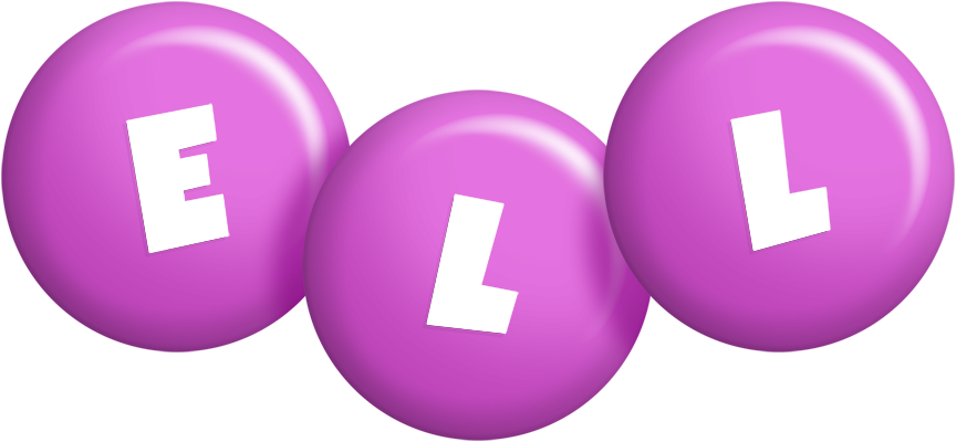 Ell candy-purple logo