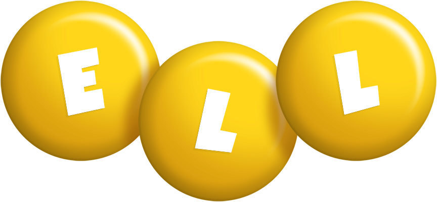 Ell candy-yellow logo