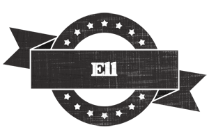 Ell grunge logo