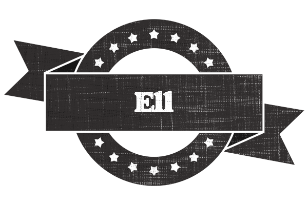 Ell grunge logo