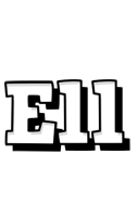 Ell snowing logo