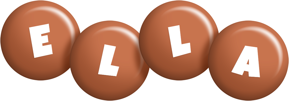 Ella candy-brown logo
