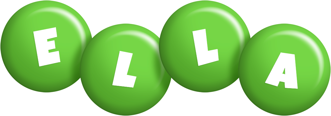 Ella candy-green logo