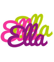 Ella flowers logo