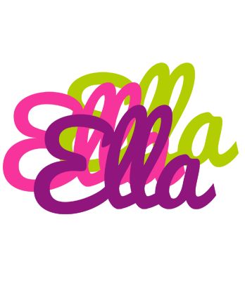 Ella flowers logo